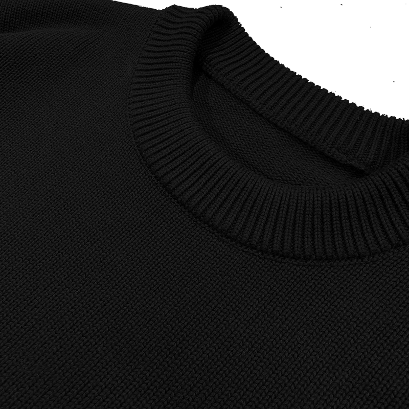 Savoyen wool knit black
