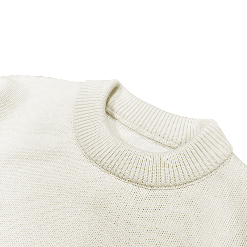 Royal wool knit ivor